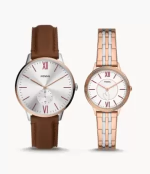 Image of Fossil Women Addison Three-Hand Two-Tone Stainless Steel Watch