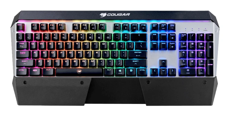 Image of COUGAR Gaming Attack X3 RGB keyboard USB Black. Silver