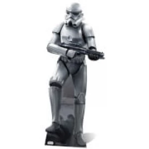 Image of Star Wars Stormtrooper in Battle Pose Life Size Cut Out