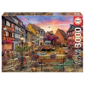 Image of Colmar Canal Jigsaw Puzzle (3000 Pieces)