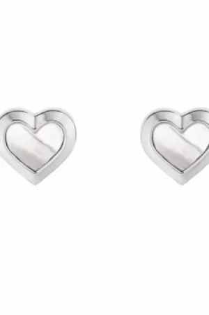 Image of Ted Baker Jewellery Heila: Mother Of Pearl Heart Stud Earring TBJ2235-01-46