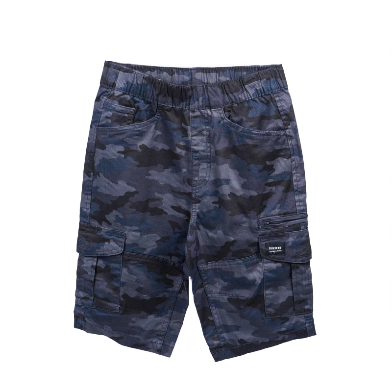 Image of Firetrap Cargo Shorts Juniors - Blue Blue 7 - 8 Years