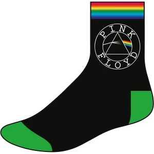 Image of Pink Floyd - Circle Logo Unisex Ankle Socks - Black