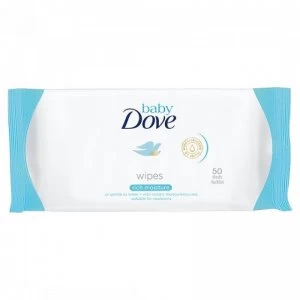 Image of Dove Baby Wipes Rich Moisture 50 Wipes