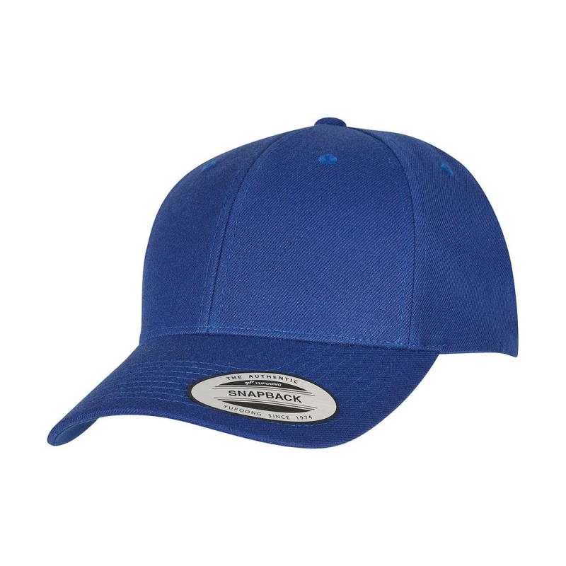 Image of Flexfit Flexfit Men Premium Snapback Cap in Blue Blue One Size Male 5063300286272