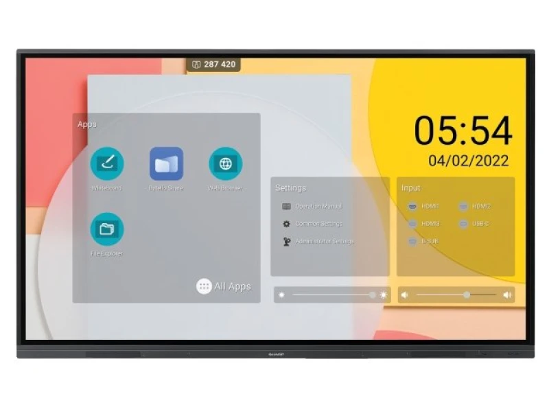 Image of Sharp PNL752B Interactive flat panel 190.5cm (75") LCD WiFi 400