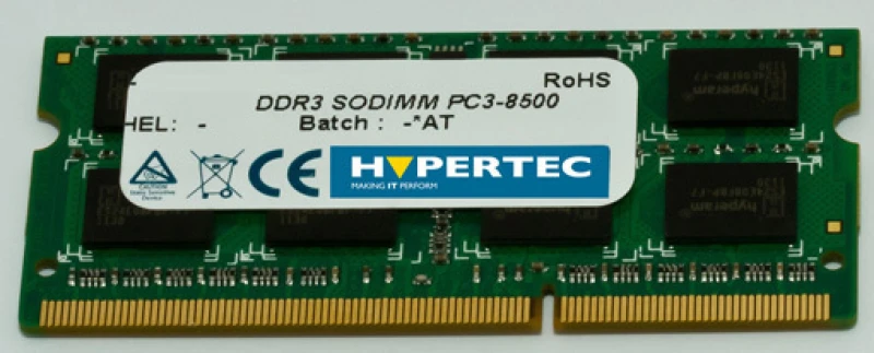 Image of Hypertec 8GB PC3-10600 memory module 1 x 8GB DDR3 1333 MHz