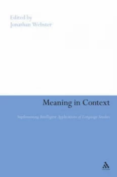 Image of Meaning in Context by Jonathan Webster Hardback