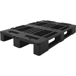 Image of Plastic pallet, max. static load 5000 kg, width 800 mm, perforated