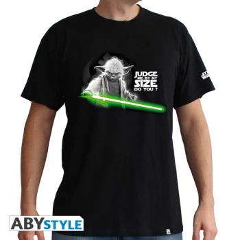 Image of Star Wars - Yoda&rdquo; Mens Medium T-Shirt - Black