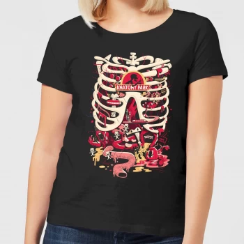 Image of Rick and Morty Anatomy Park Womens T-Shirt - Black