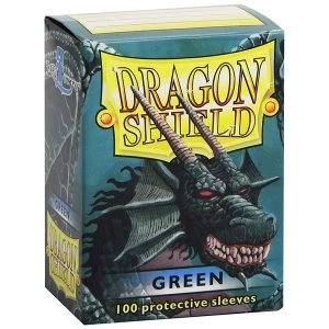 Image of Dragon Shield Classic - Green 100 Sleeves (10 Packs)