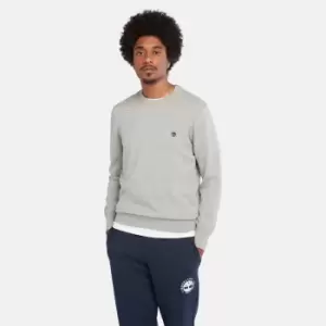 Image of Timberland Williams River Crewneck Jumper For Men In Grey, Size M