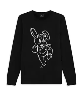 Image of Paul Smith Regular Fit Rabbit Graphic Sweatshirt