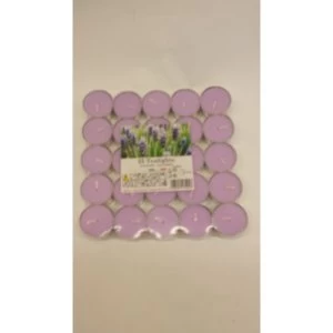 Image of Price's Candles Tealights Pack 25 Lavender