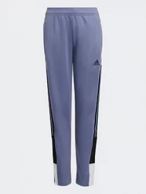 Image of adidas Tiro Tracksuit Bottoms, Purple, Size 8-9 Years, Women
