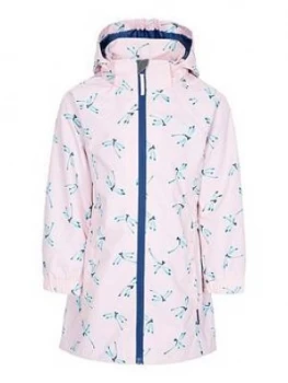 Image of Trespass Girls Frejja Printed Jacket - Pink