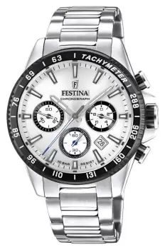 Image of Festina F20560/1 Mens Chronograph Silver Dial Stainless Watch