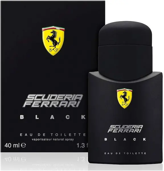 Image of Ferrari Scuderia Ferrari Black Eau de Toilette For Him 40ml