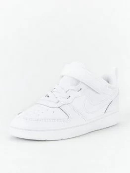 Image of Nike Court Borough Low 2 Infant Trainers - White