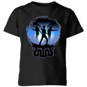 Image of Harry Potter Silhouette Attack Kids T-Shirt - Black - 7-8 Years