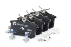 Image of ATE Brake pad set RENAULT,PEUGEOT,CITROEN 13.0460-2740.2 1607083280,1608520380,1623180580 425420,425428,1607083280,1608520380,1623180580,425396,425417