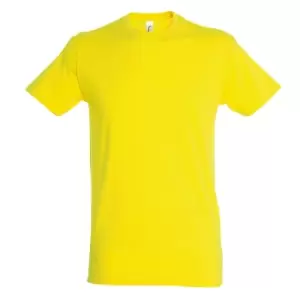 Image of SOLS Mens Regent Short Sleeve T-Shirt (S) (Lemon)