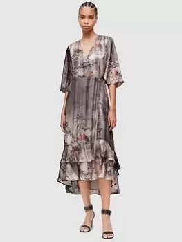 Image of Allsaints Delana Koura Dress - Grey