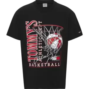 Image of Tommy Jeans Tjm Rlxd Basketball Vintage Tee - Black