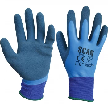 Image of Waterproof Latex Gloves - M (Size 8)