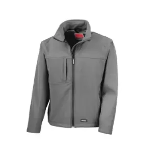 Image of Result Mens Classic Softshell Breathable Jacket (M) (Grey)