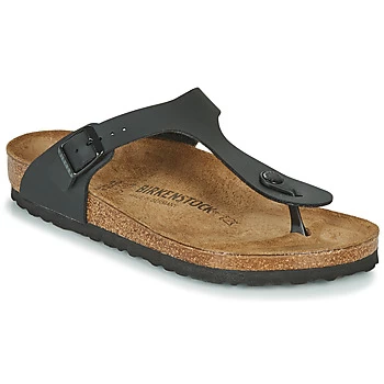 Image of Birkenstock GIZEH womens Flip flops / Sandals (Shoes) in Black,4.5,5,5.5,7,2.5,2.5,3,3.5,4,4.5,5,5.5,6,7,7.5,8,9,9.5,10.5,11.5,12,9 / 10