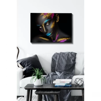 Image of Kanvas Tablo (50 x 70) - 150 Multicolor Decorative Canvas Painting