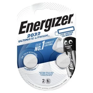 Image of Energizer Ultimate Lithium 2032 Batteries 2 Pack
