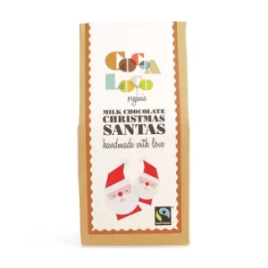 Image of Cocoa Loco Milk Chocolate Santas 100g