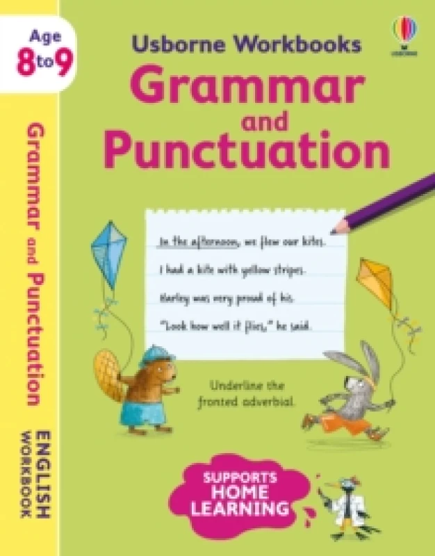 Image of Jane Bingham Usborne Workbooks Grammar and Punctuation 8-9 Book Multi unisex