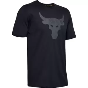 Image of Under Armour Project Rock Brahma Bull T Shirt Mens - Black