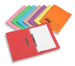 Image of Rexel Jiffex Foolscap Transfer File Orange PK50