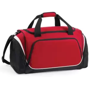 Image of Quadra Pro Team Holdall / Duffle Bag (55 Litres) (Pack of 2) (One Size) (Classic Red/Black/White) - Classic Red/Black/White