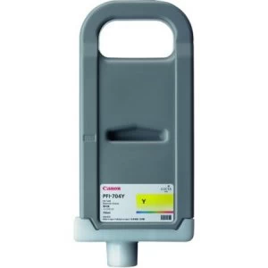 Image of Canon PFI704Y Yellow Ink Cartridge