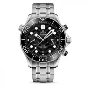Image of Omega Seamaster Chronograph Stainless Steel Bracelet Watch