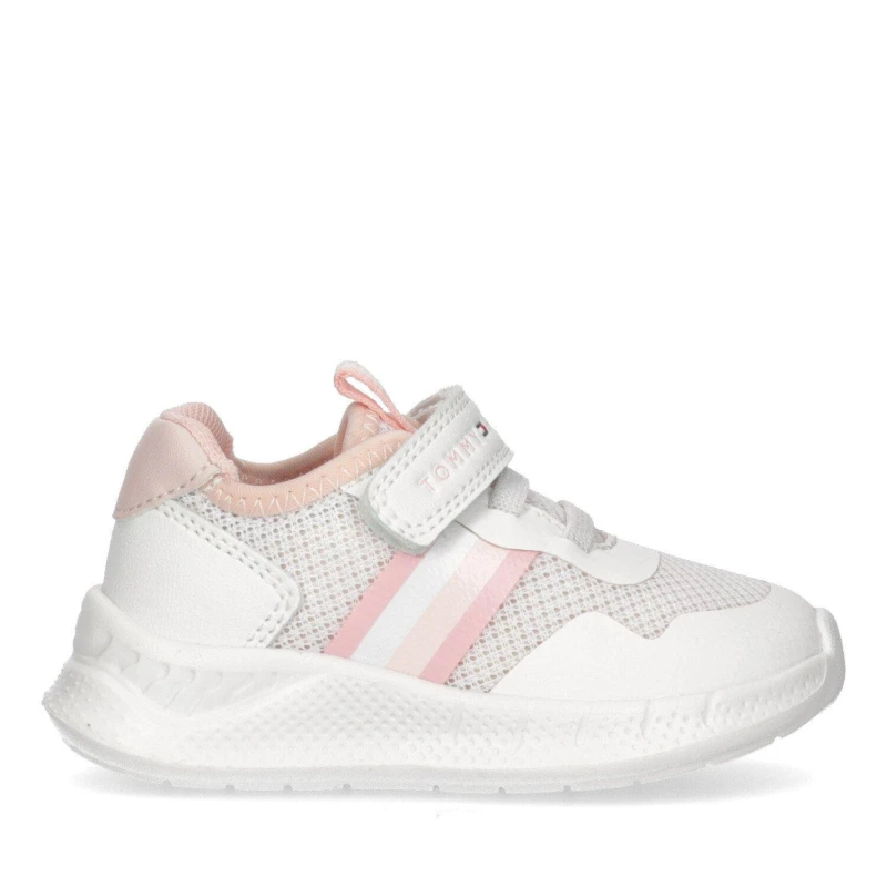 Image of Tommy Hilfiger Tommy Stripe Low Vel - White White C9