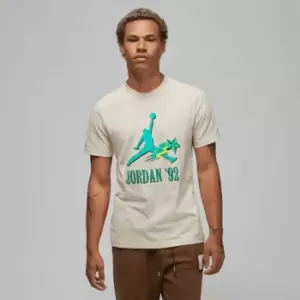 Image of Jordan M J Brand Graphic T-Shirt, Pearl White, Male, T-Shirts, DV1431-219