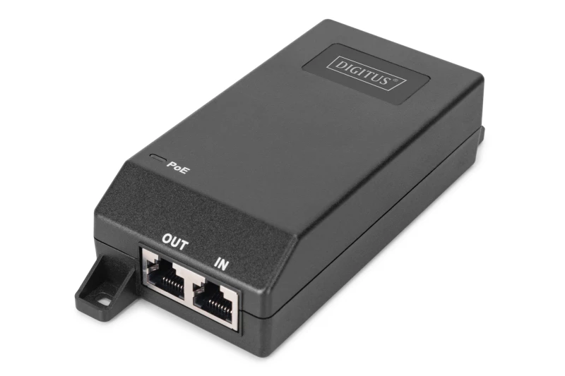 Image of Digitus Gigabit Ethernet PoE+ injector. 802.3at. 30 W