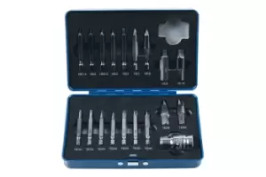 Image of Laser 7678 Extractor Set for Torx Hex Fittings 19pc