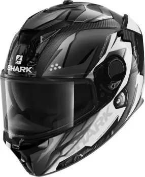 Image of Shark Spartan GT Carbon Urikan Helmet, grey-white Size M grey-white, Size M