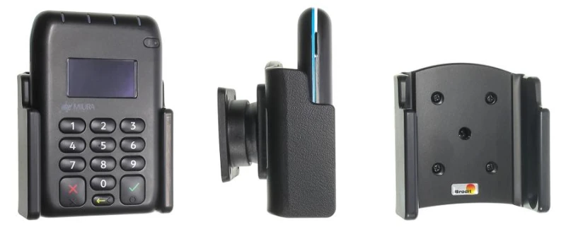 Image of Brodit 711020 holder Passive holder Two-way radio Black