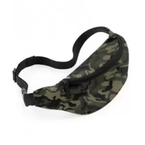 Image of Bagbase Adjustable Belt Bag (2.5 Litres) (Pack of 2) (One Size) (Jungle Camo)