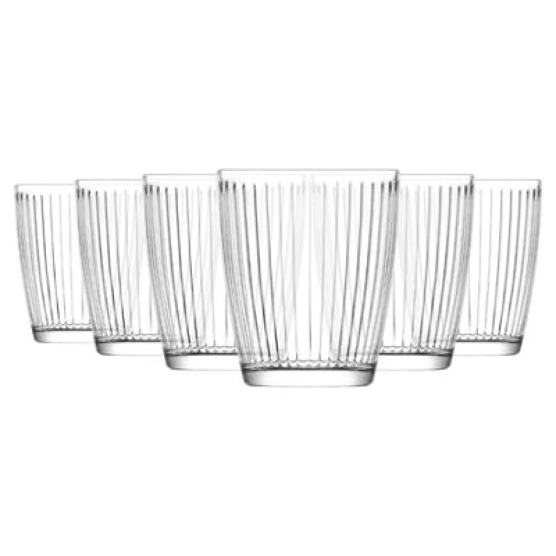 Image of Lav Hestia Glass Tumblers - 340Ml - Pack Of 6