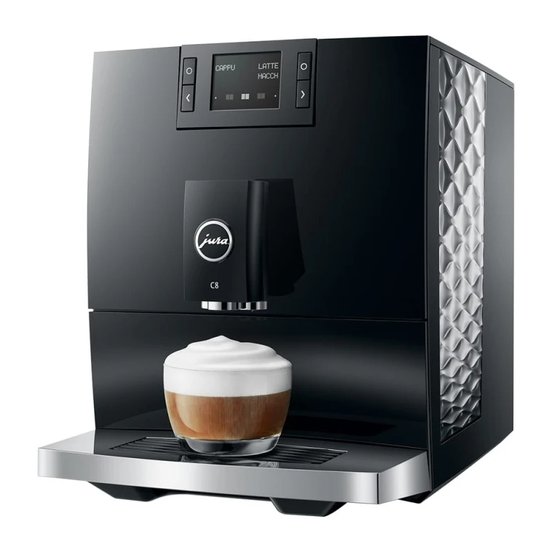 Image of JURA C8 Smart Bean to Cup Coffee Machine - Piano Black 7610917156900